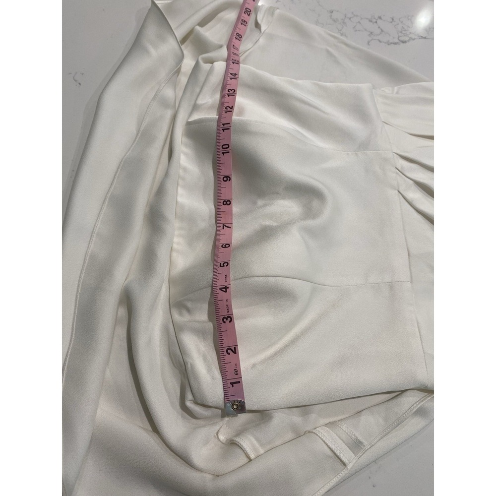 BHLDN Kelli Tulip Midi Dress Ivory US 4 Bridal Shower Rehearsal Dinner Reception - Picture 6 of 11